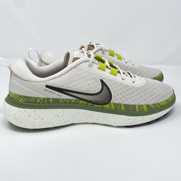Size 8 Nike Infinity Ace Next Nature Phantom Oil Green “Cork” Spikeless Golf - Picture 2 of 7